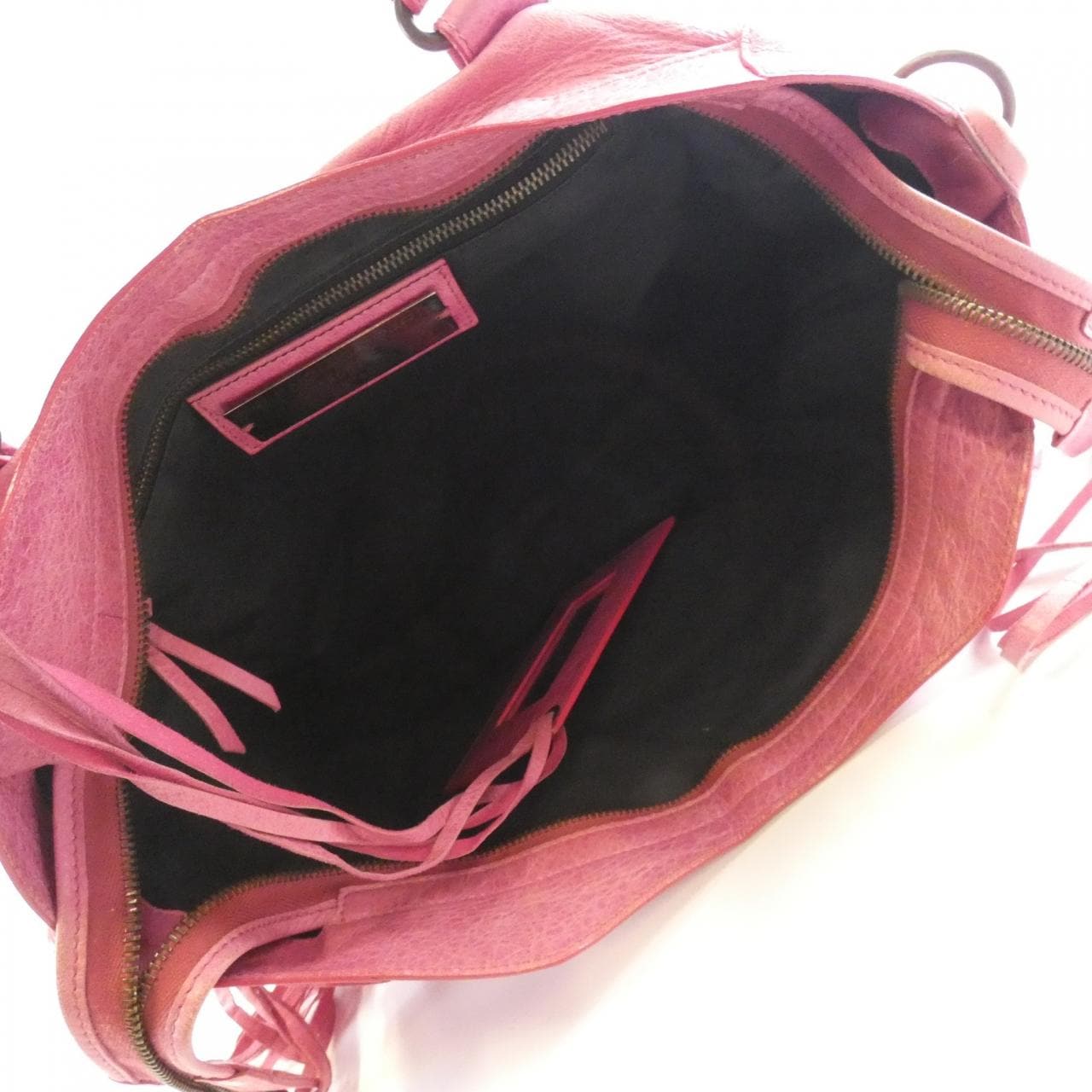 BALENCIAGA Le City 115748 D94JT Bag Lambskin Black Lambskin - Thumbnail 10