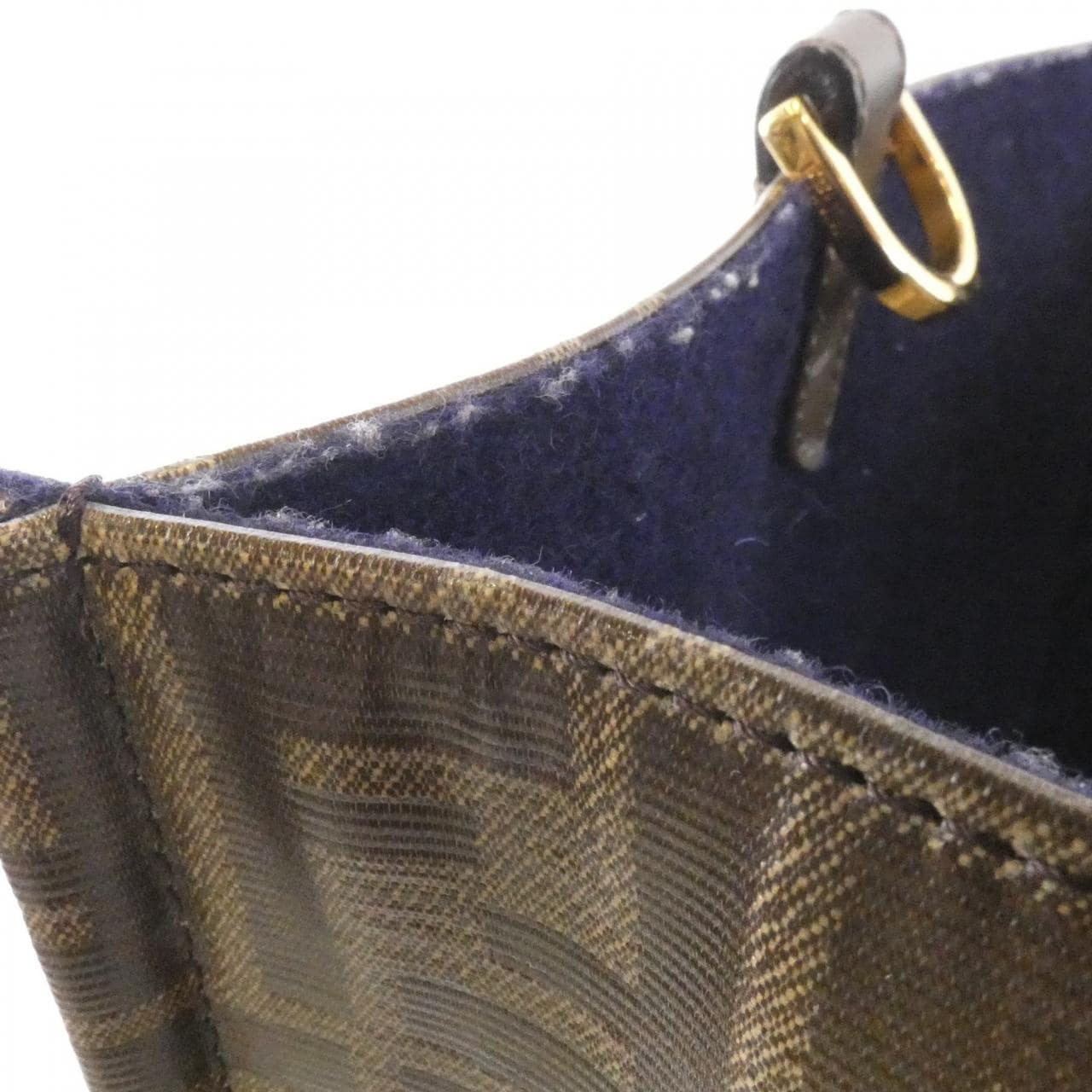 FENDI 8BH357 A5N6 Bag Canvas Black Canvas Rank B - Thumbnail 4