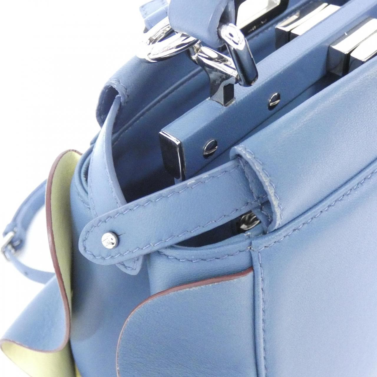 FENDI Peekaboo 8BN244 I8P Bag Leather 黑色 皮革 中古品A - 縮圖 5