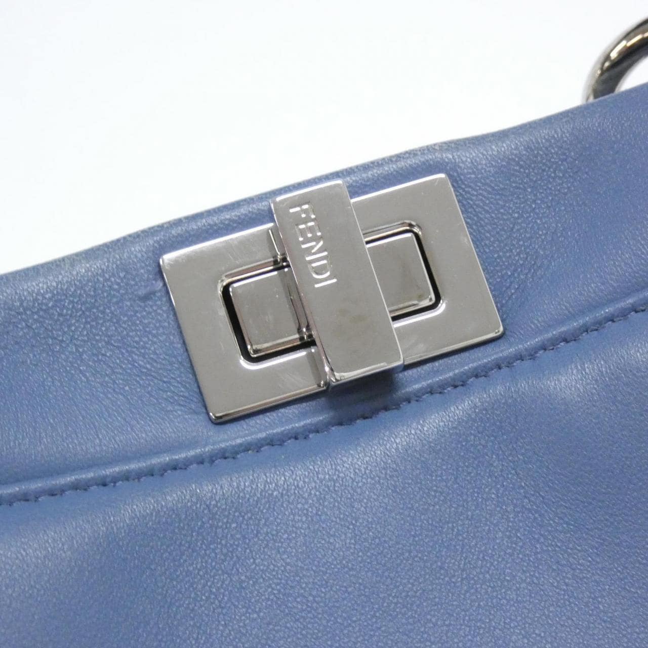 FENDI Peekaboo 8BN244 I8P Bag Leather 黑色 皮革 中古品A - 縮圖 6