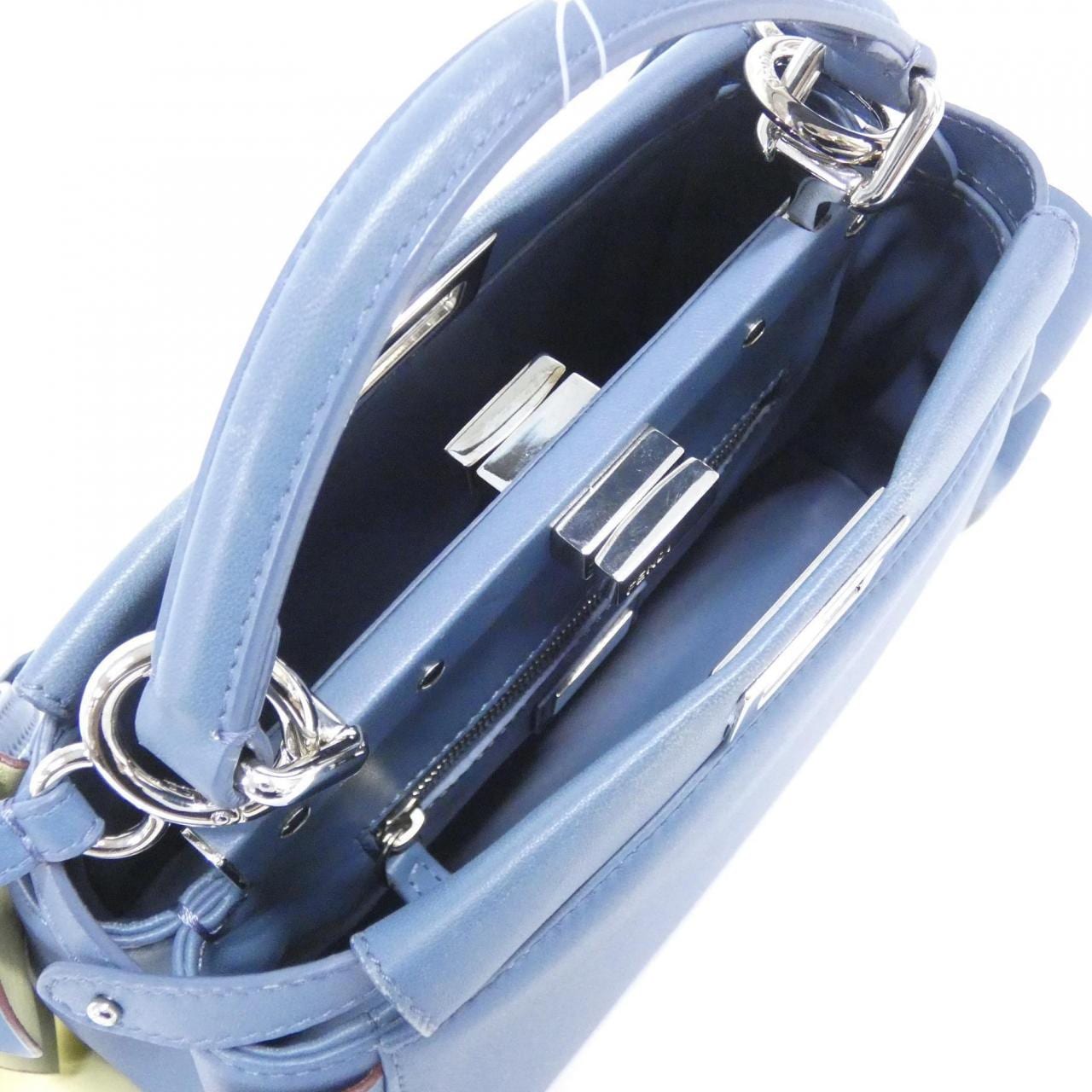 FENDI Peekaboo 8BN244 I8P Bag Leather 黑色 皮革 中古品A - 縮圖 8