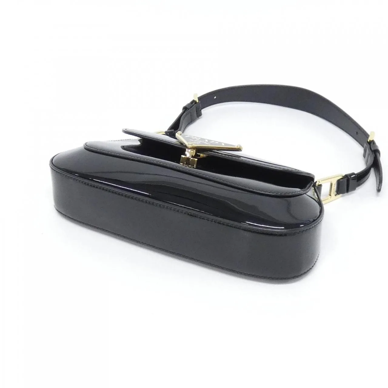 PRADA 1BD355 Shoulder 黑色 中古品A - 縮圖 3