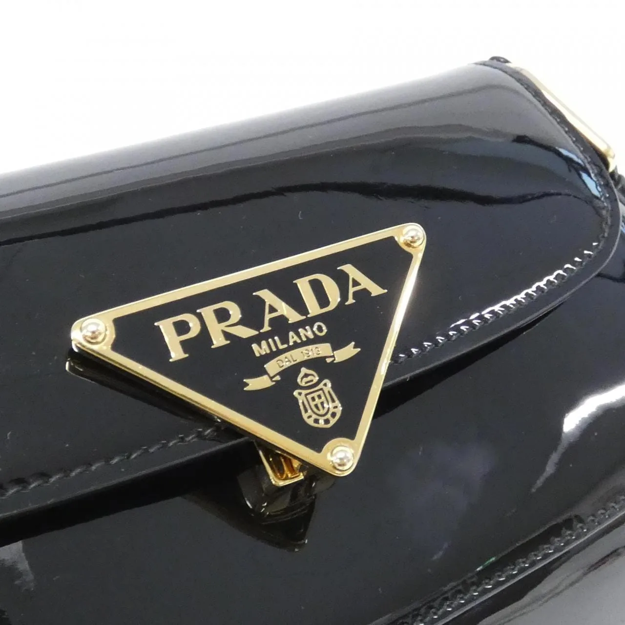PRADA 1BD355 Shoulder 黑色 中古品A - 縮圖 4