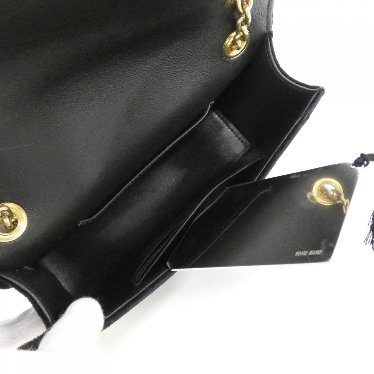 MIU MIU 5BP065 Shoulder Bag Black - Thumbnail 7