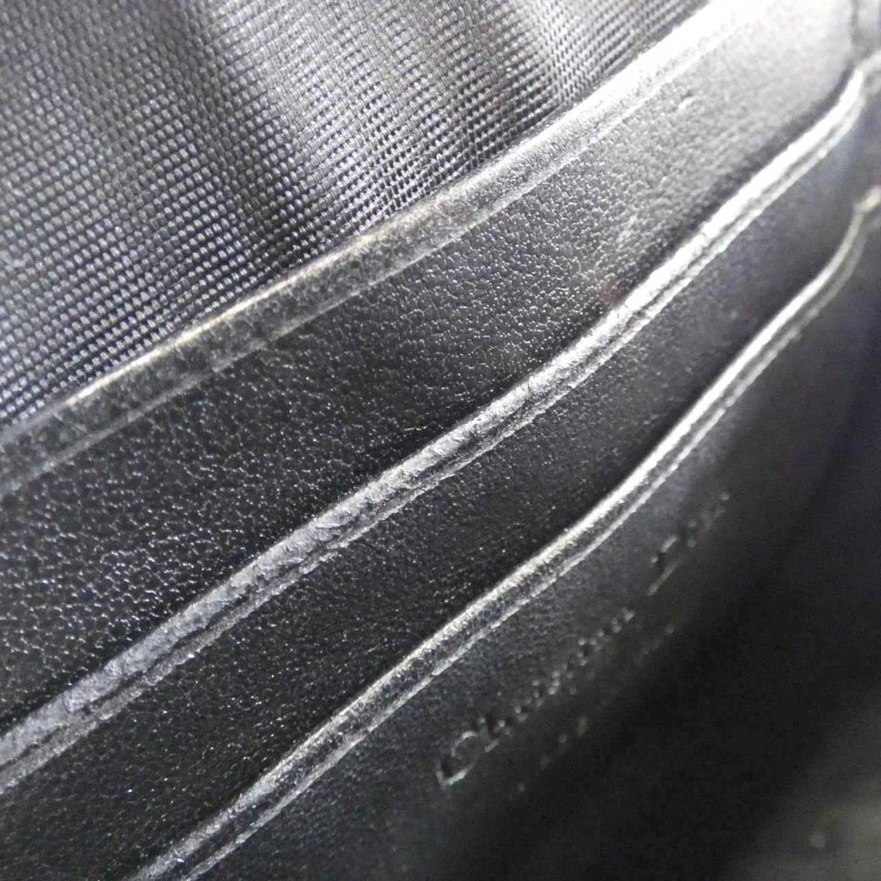 DIOR Lady Dior S0872ONMJ Wallet Lambskin 黑色 羊皮 中古品A - 縮圖 10