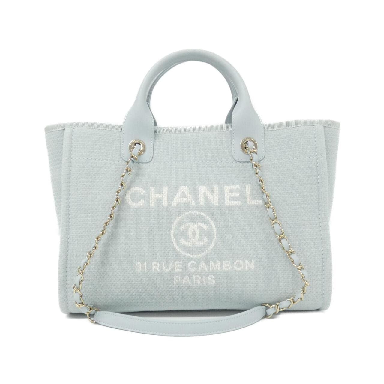 CHANEL Deauville AS3257 Bag Blue