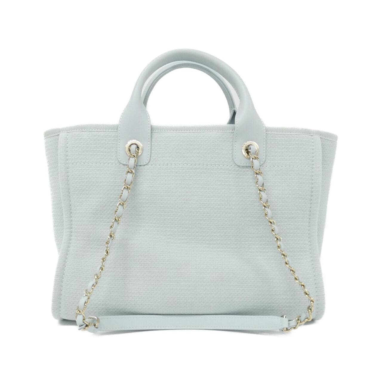 CHANEL Deauville AS3257 Bag Blue Rank A - Thumbnail 2