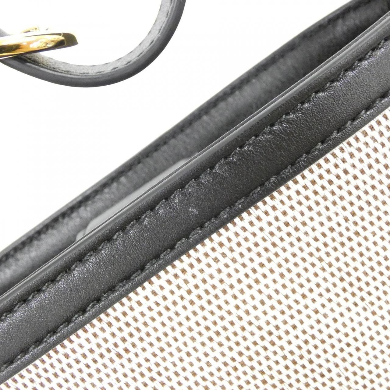 GUCCI 833665 HAAKF Bag Canvas 黑色 帆布 中古品A - 縮圖 4