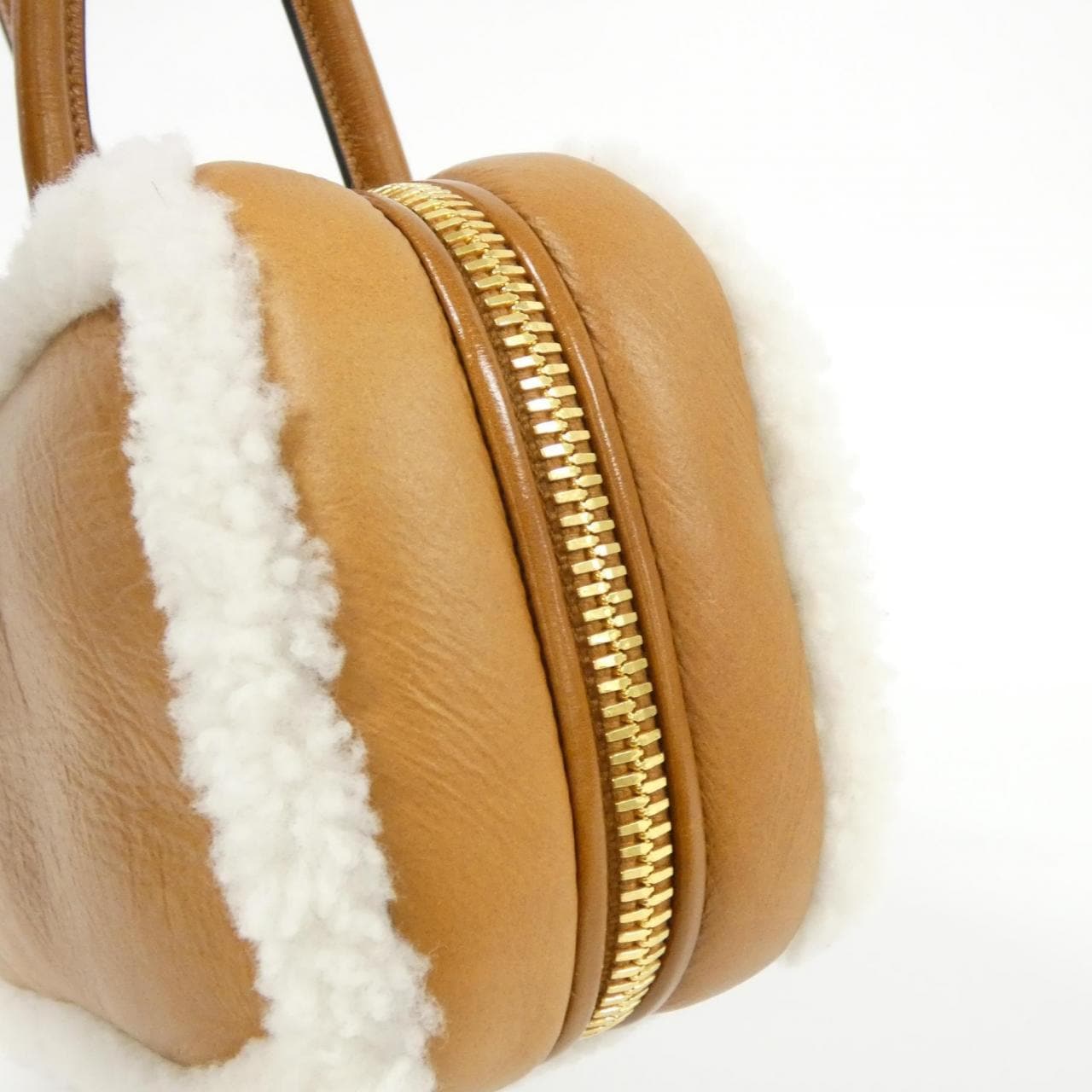 MIU MIU 5BB148 Shoulder Bag Cognac - Thumbnail 5