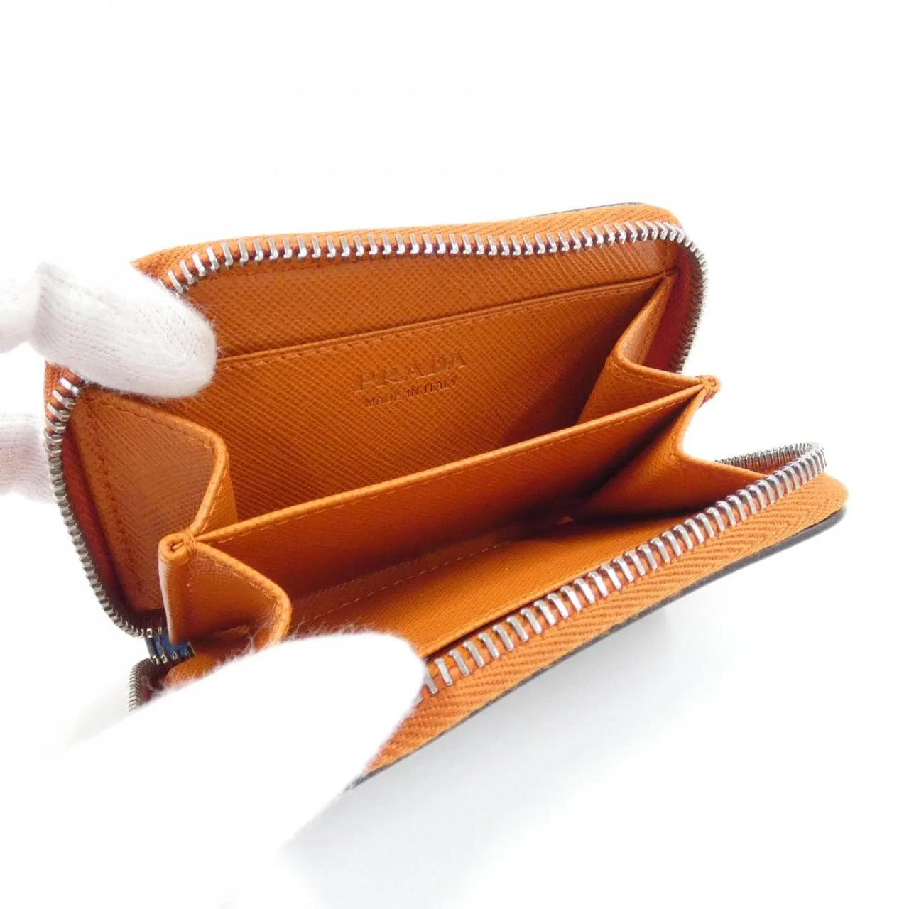 PRADA 2MM003 Coin Case Black Rank A - Thumbnail 6