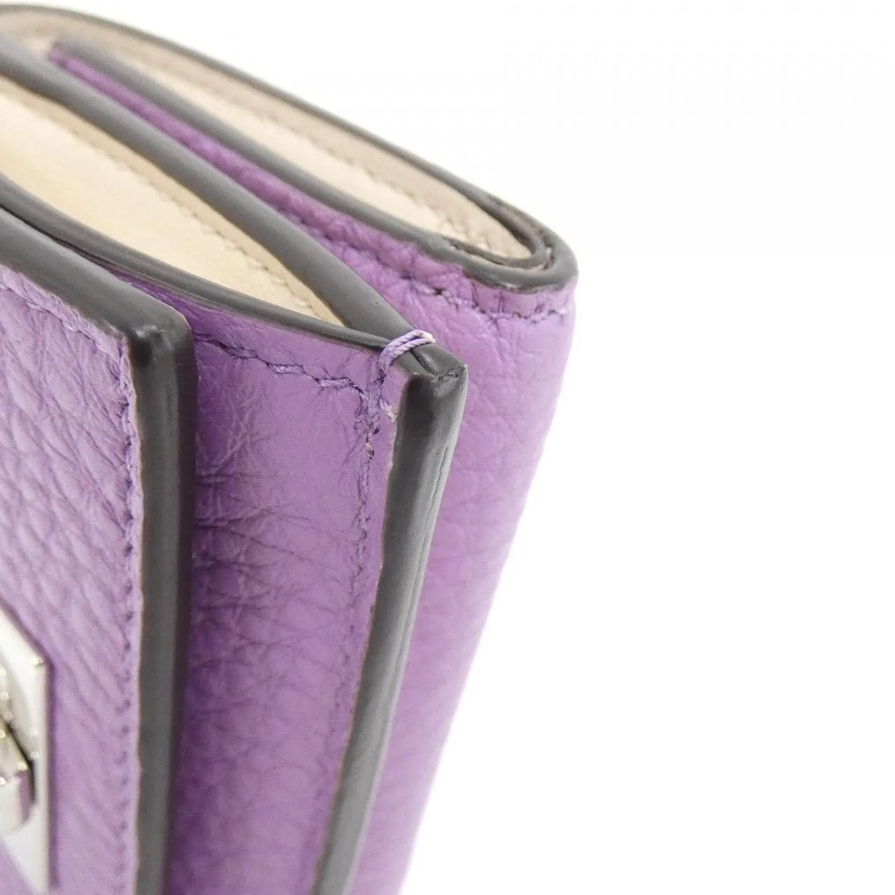 FENDI Peekaboo 8M0426 A91B Wallet Black Rank A - Thumbnail 3