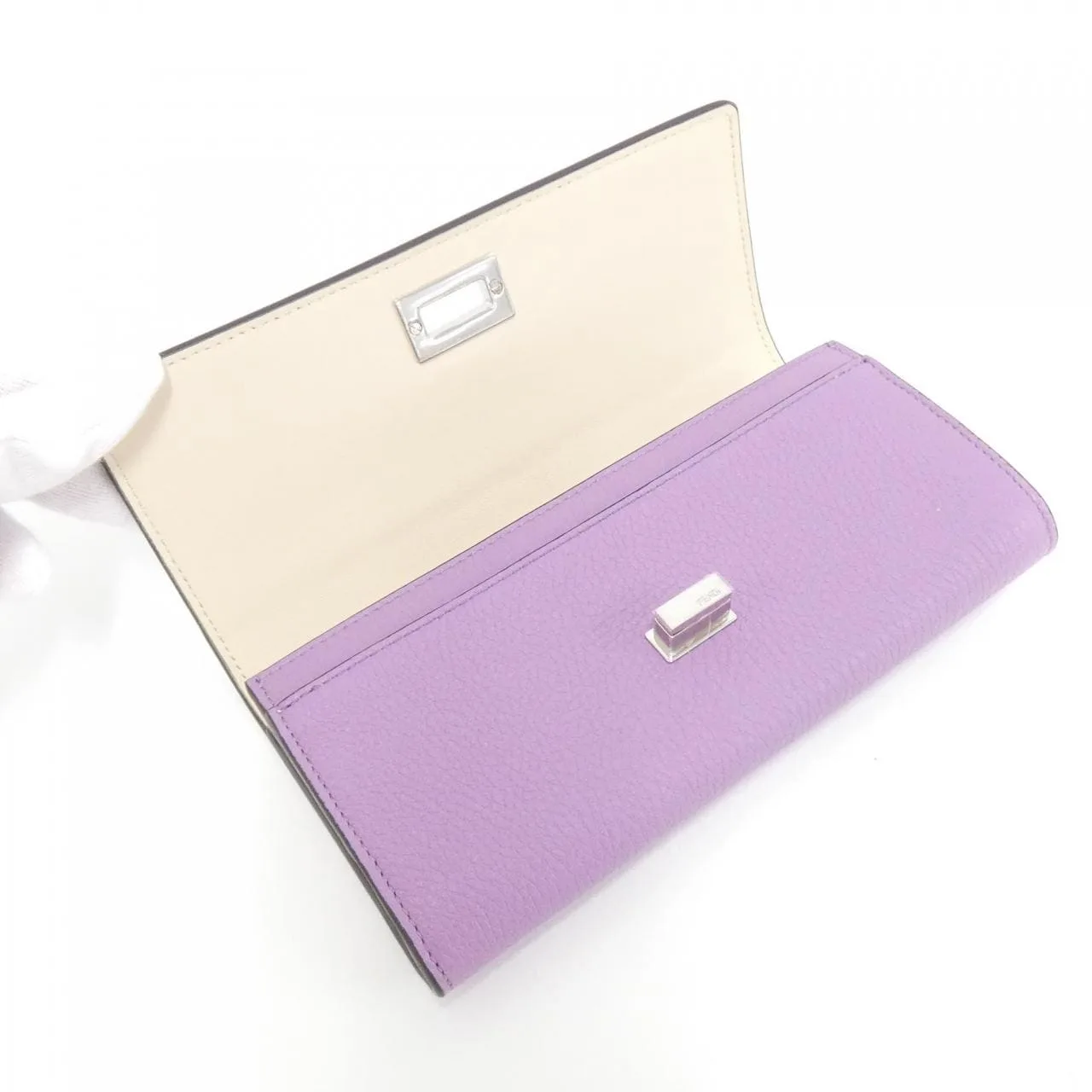 FENDI Peekaboo 8M0427 A91B Wallet Black Rank A - Thumbnail 4