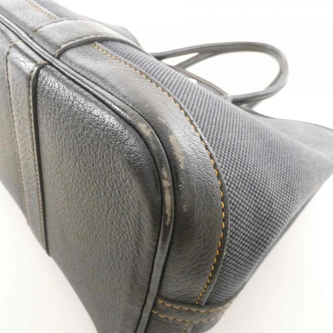 HERMES Garden Party 063078CK Tote Black Rank B - Thumbnail 2