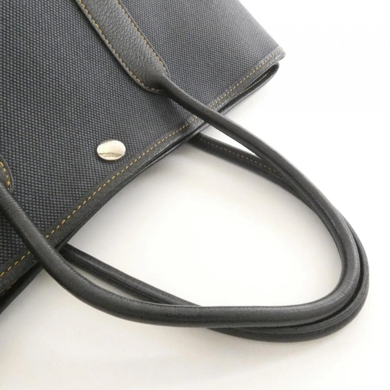 HERMES Garden Party 063078CK Tote Black Rank B - Thumbnail 4