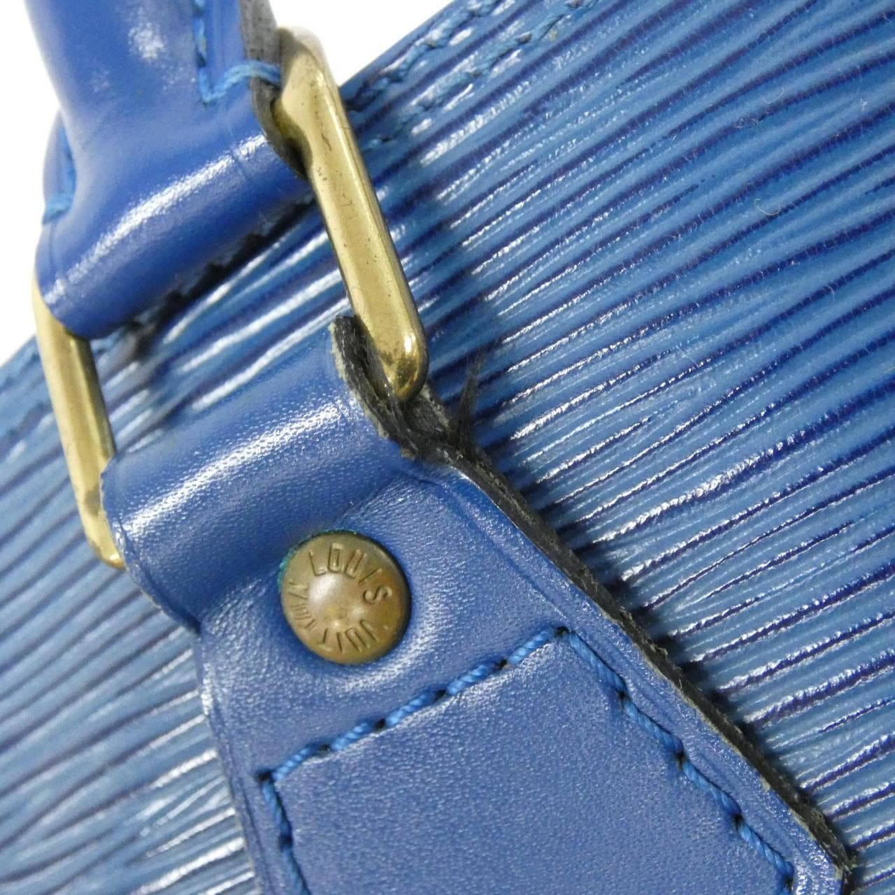 LOUIS VUITTON Alma M52145 Bag Epi 藍色 Epi 中古品B - 縮圖 5