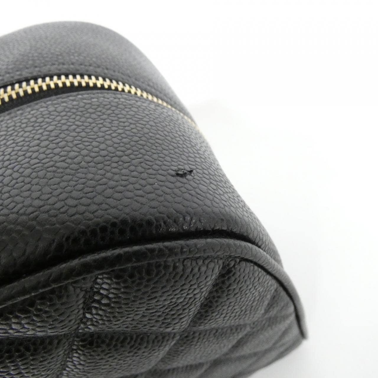 CHANEL 20997 Boston Grained Calfskin Black Grained Calfskin - Thumbnail 4