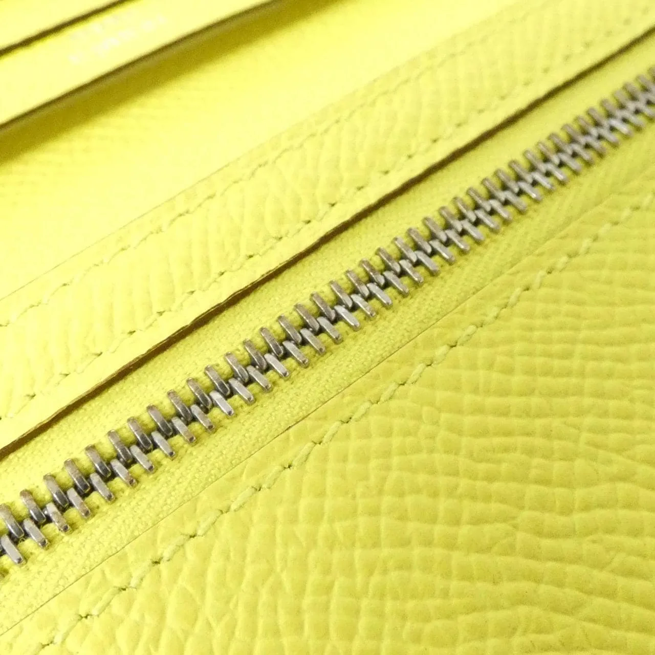 HERMES 073596CK Wallet Epsom 黑色 Epsom 皮 中古品A - 縮圖 6