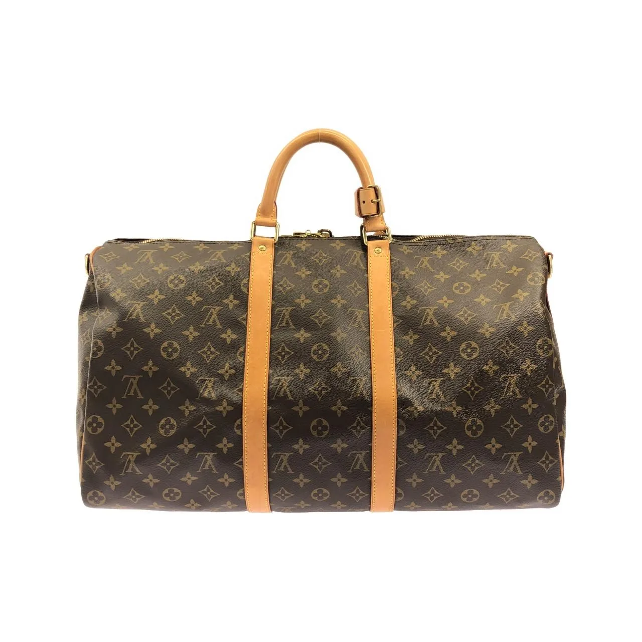 LOUIS VUITTON Keepall M41416 Boston Monogram 黑色 Monogram 中古品A - 縮圖 2