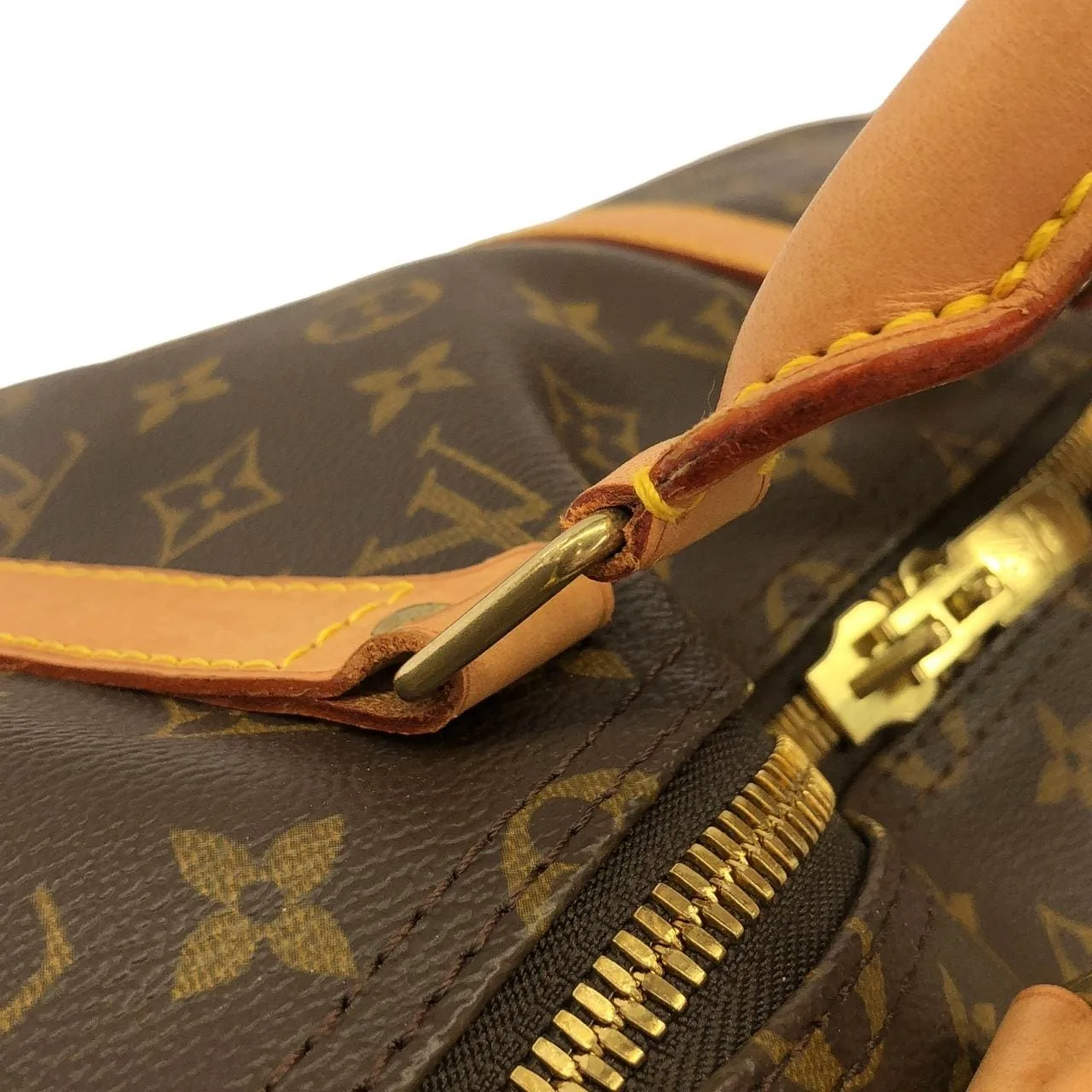 LOUIS VUITTON Keepall M41416 Boston Monogram 黑色 Monogram 中古品A - 縮圖 6