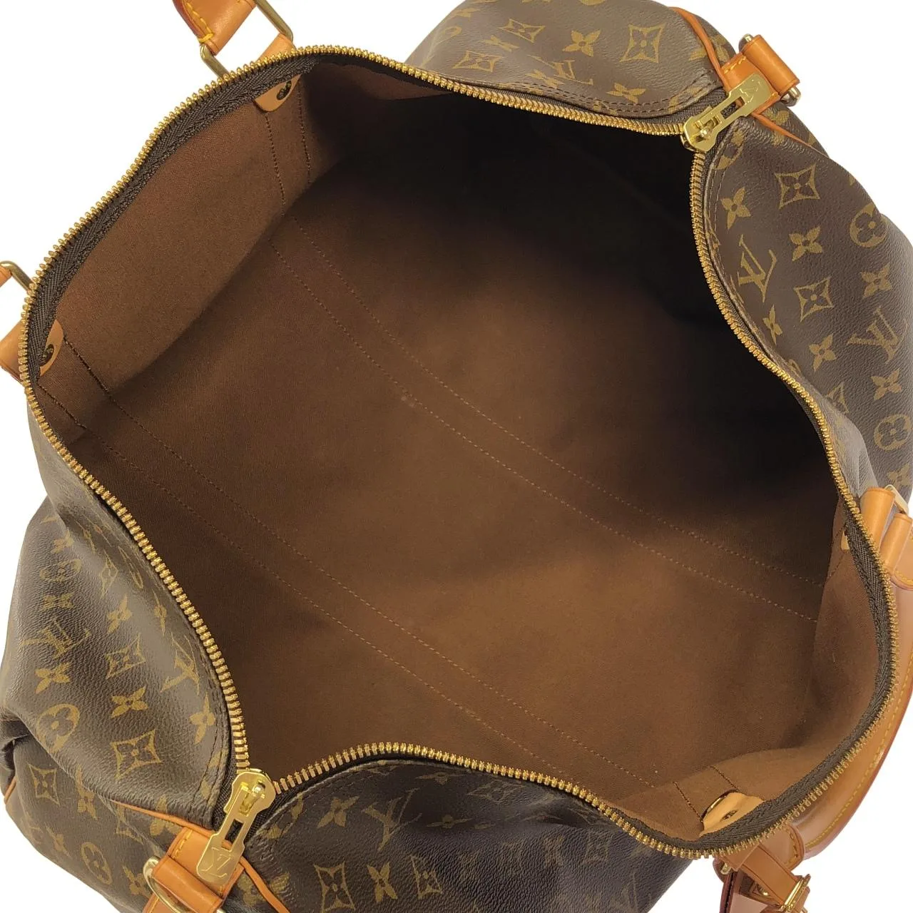 LOUIS VUITTON Keepall M41416 Boston Monogram 黑色 Monogram 中古品A - 縮圖 8