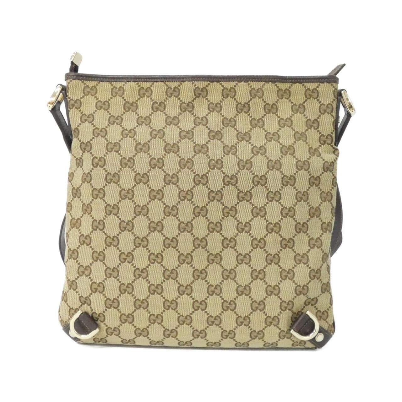 GUCCI 131326 F4FSG Shoulder Canvas Black Canvas - Thumbnail 2