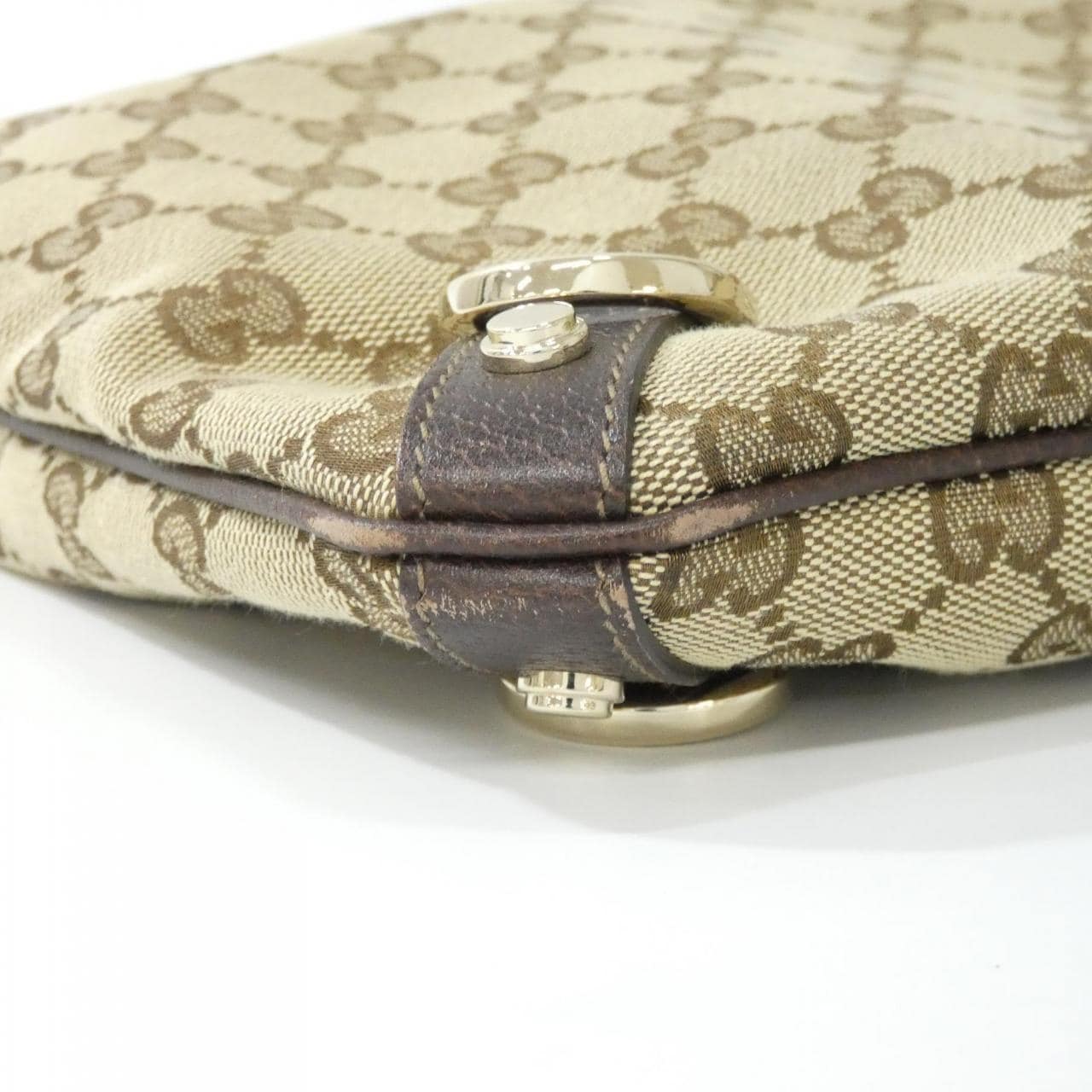 GUCCI 131326 F4FSG Shoulder Canvas Black Canvas - Thumbnail 3