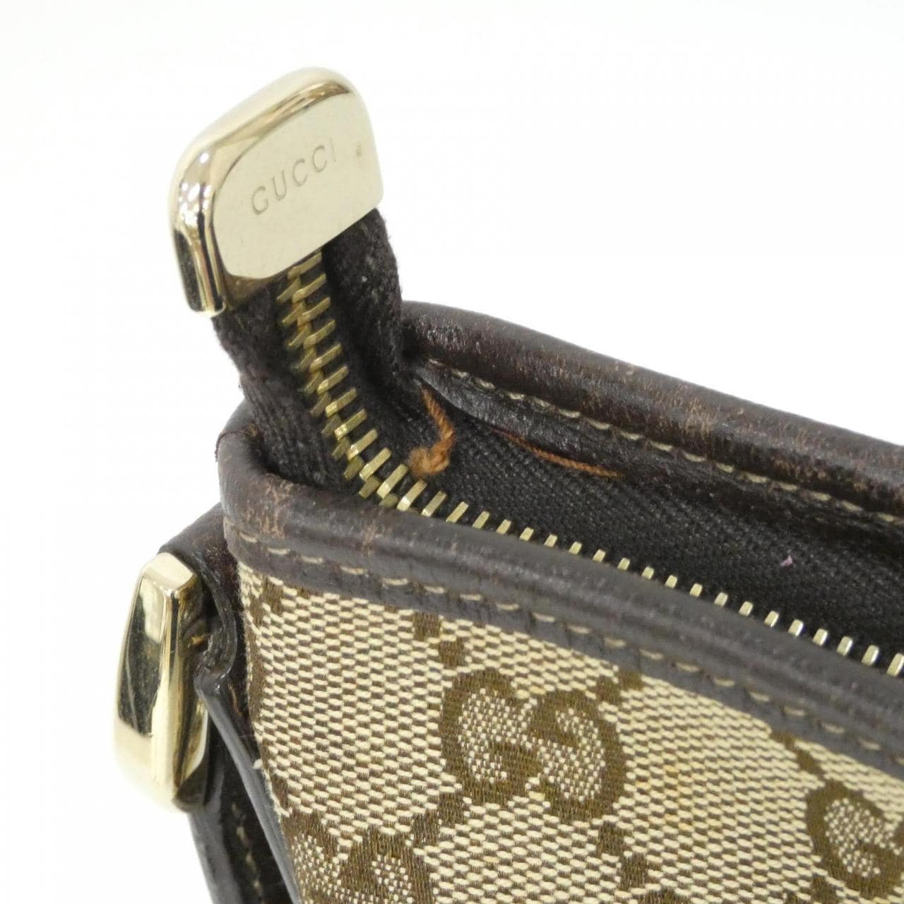 GUCCI 131326 F4FSG Shoulder Canvas Black Canvas - Thumbnail 6