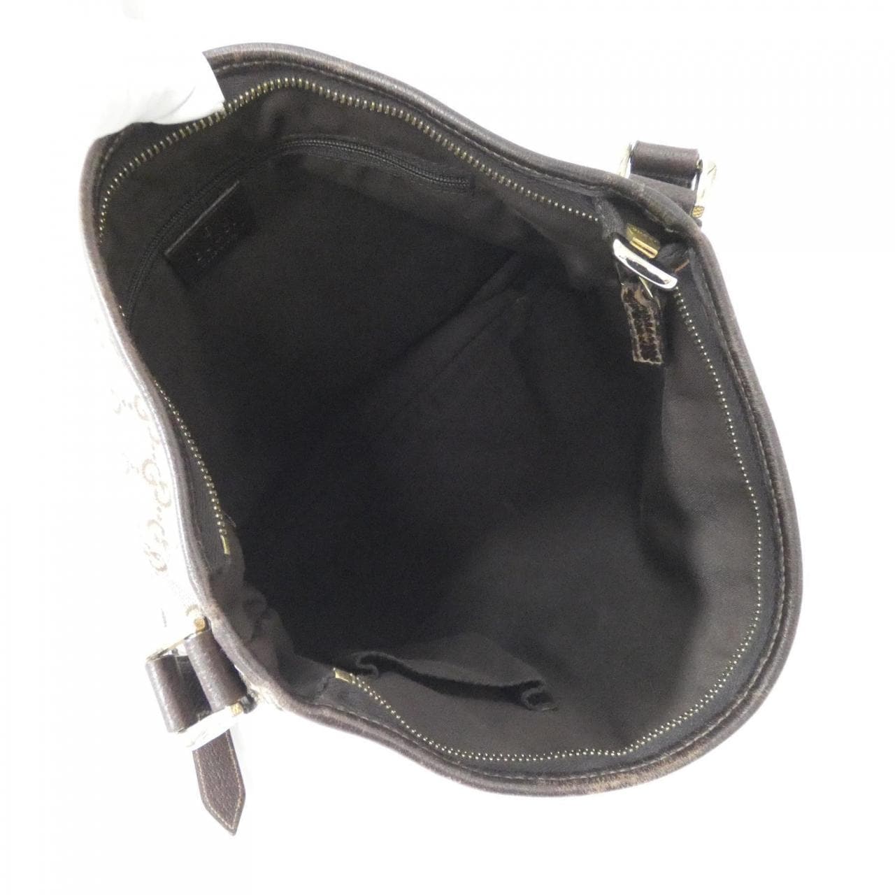 GUCCI 131326 F4FSG Shoulder Canvas Black Canvas - Thumbnail 10