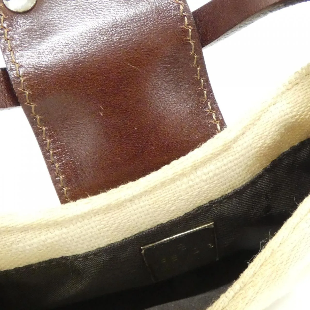 FENDI 26673 Handbag Canvas Black Canvas Rank A - Thumbnail 10