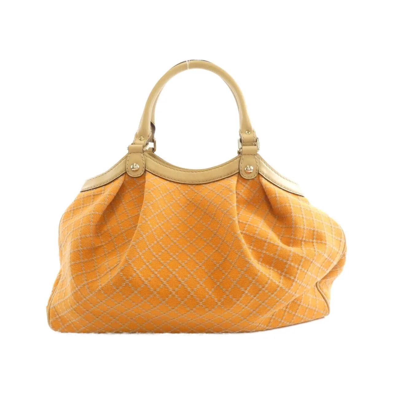 GUCCI 211944 KD01G 手提包 帆布 橙色 帆布 中古品A - 縮圖 2