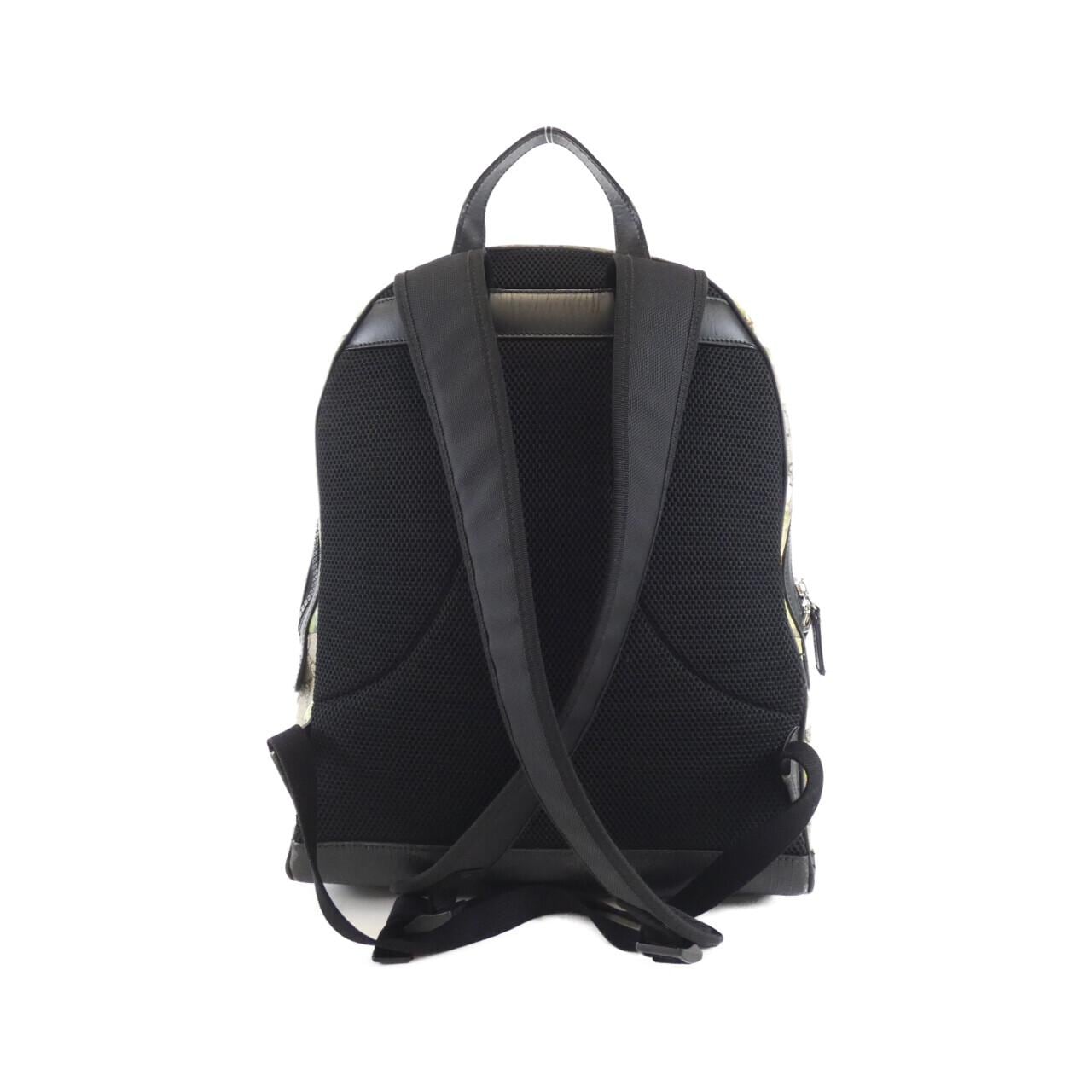 GUCCI 406370 KU2KX Backpack Canvas Black Canvas Rank B - Thumbnail 2