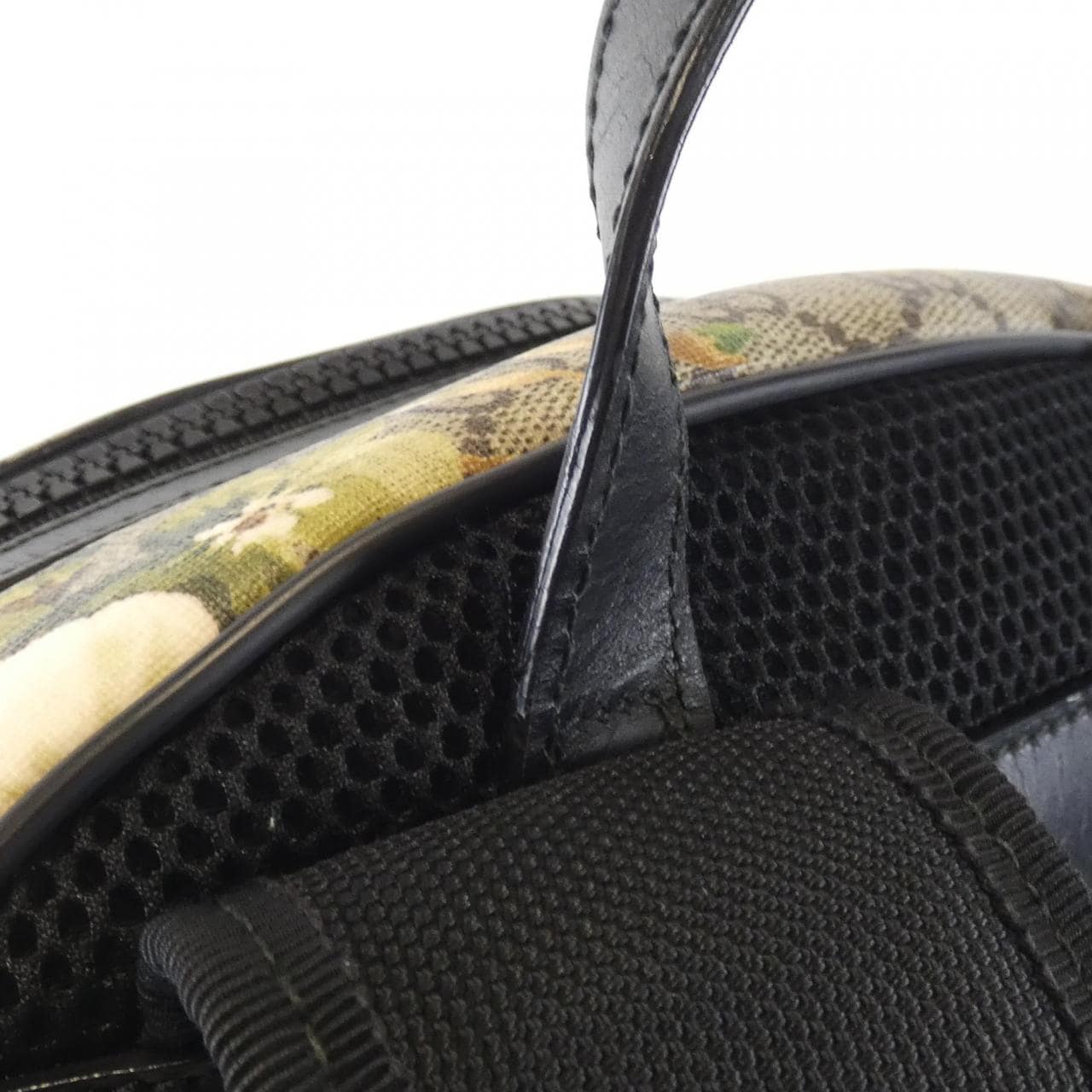 GUCCI 406370 KU2KX Backpack Canvas Black Canvas Rank B - Thumbnail 4