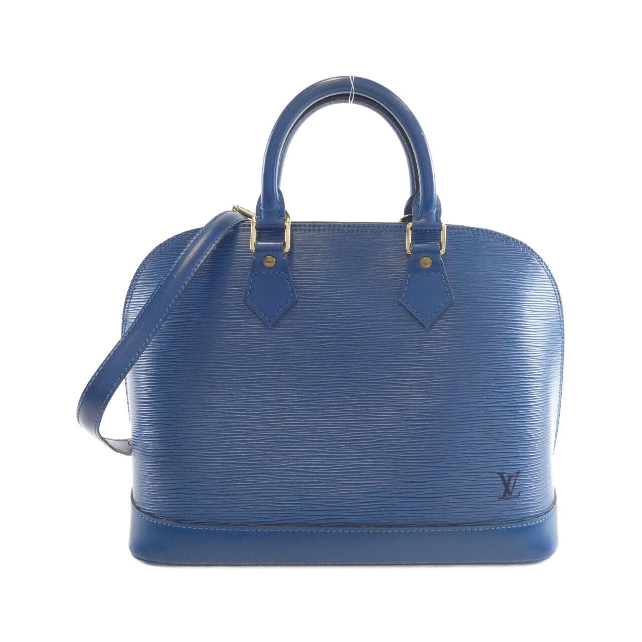 LOUIS VUITTON Alma M52145+J00275 Bag Epi Blue