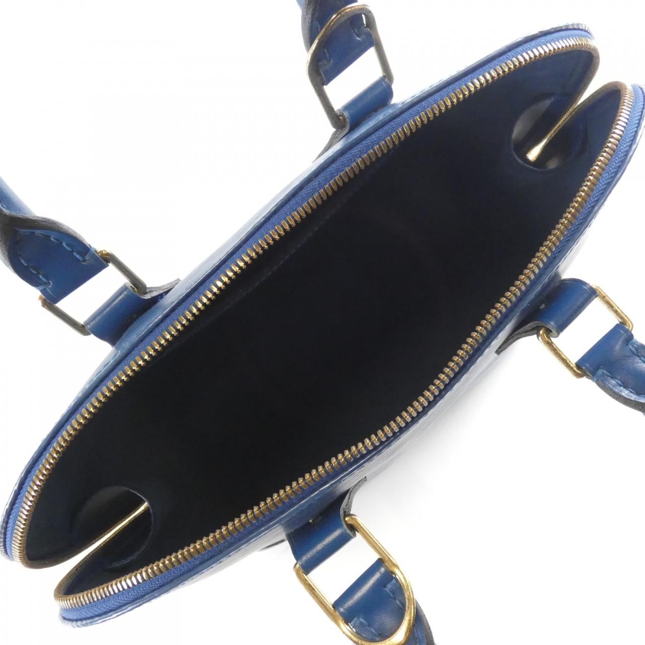 LOUIS VUITTON Alma M52145+J00275 Bag Epi 藍色 Epi 中古品B - 縮圖 10
