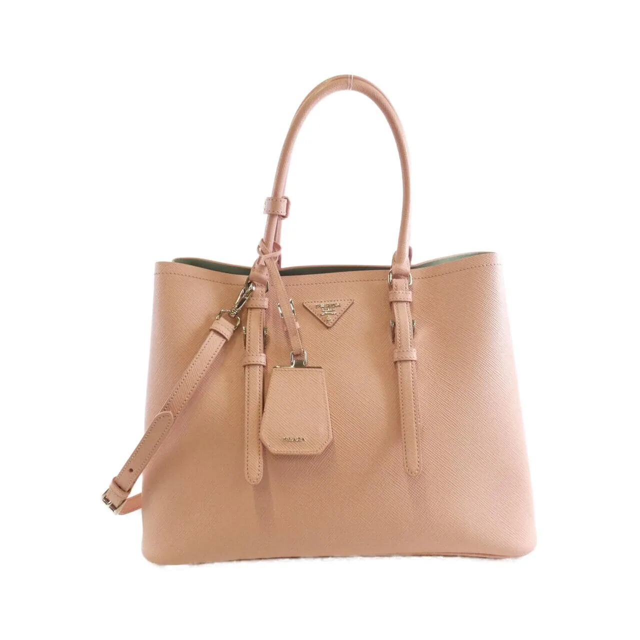 PRADA 1BG820 Handbag Leather