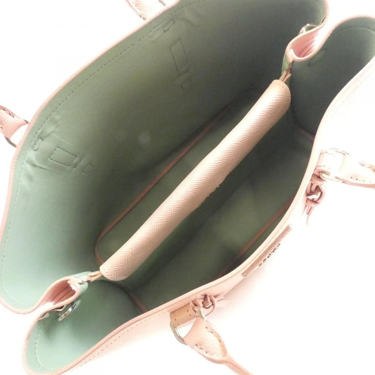 PRADA 1BG820 Handbag Leather Black Leather Rank B - Thumbnail 5