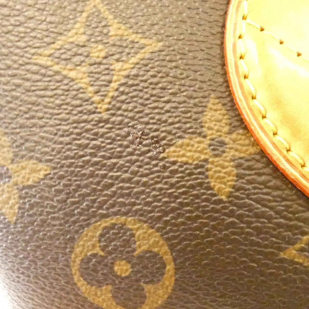 LOUIS VUITTON Lockit M40989 Handbag Monogram 黑色 Monogram 中古品B - 縮圖 5