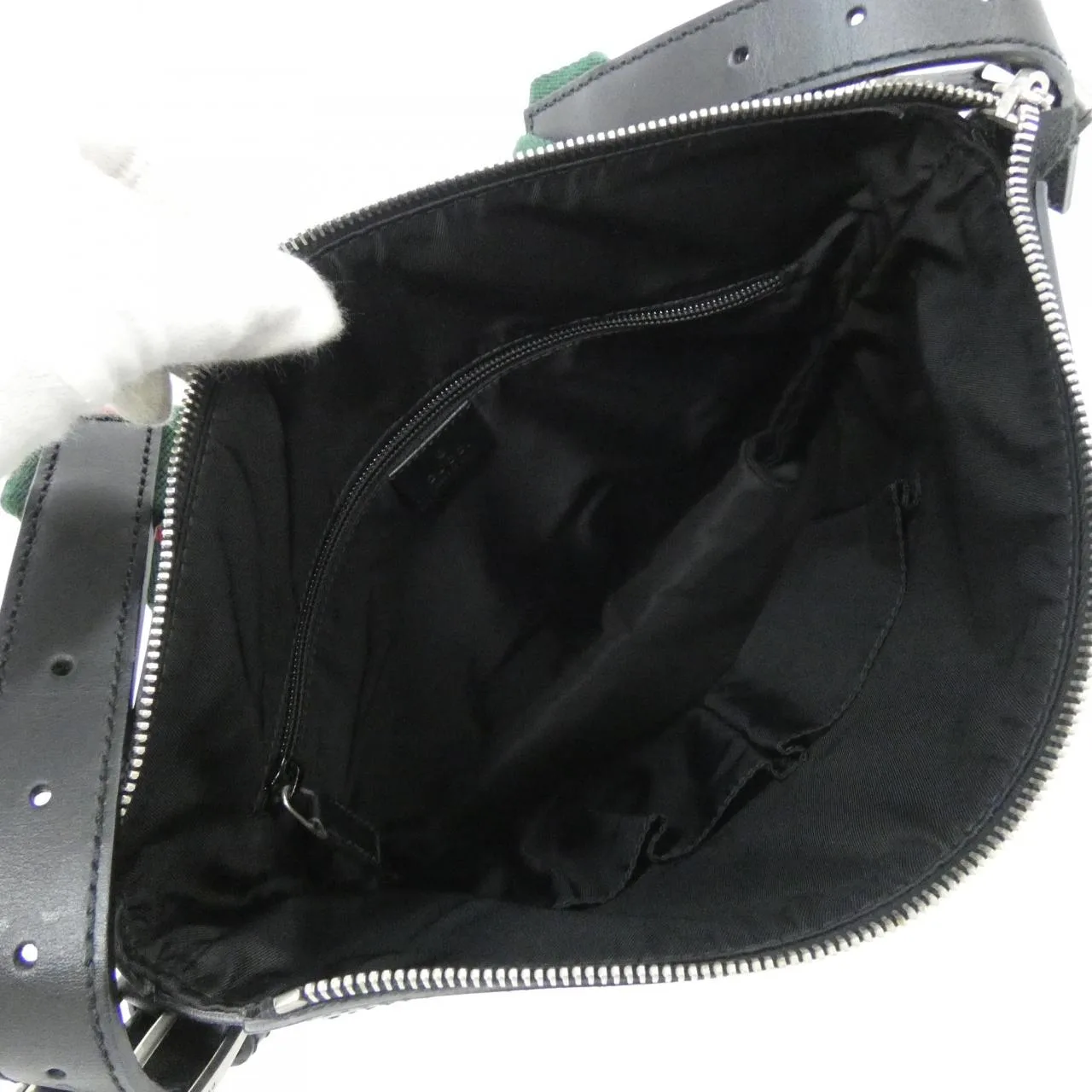 GUCCI 353407 KWT5N Shoulder Canvas Black Canvas Rank A - Thumbnail 10