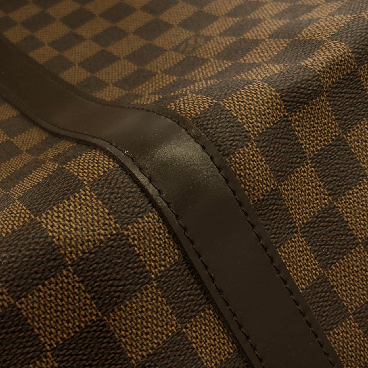 LOUIS VUITTON Keepall N41414 Boston Bag Damier Black Damier - Thumbnail 3