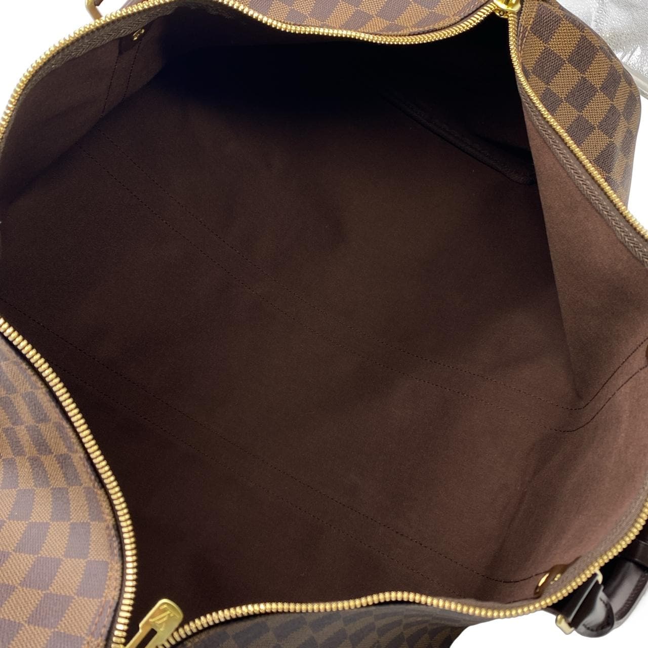 LOUIS VUITTON Keepall N41414 Boston Bag Damier Black Damier - Thumbnail 5