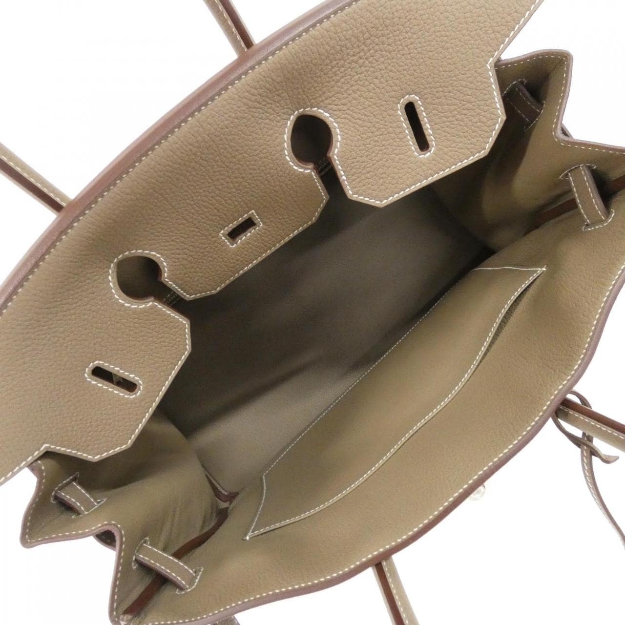 HERMES HERMÈS Birkin 027767CK Bag Togo Etoupe Togo Leather - Thumbnail 6