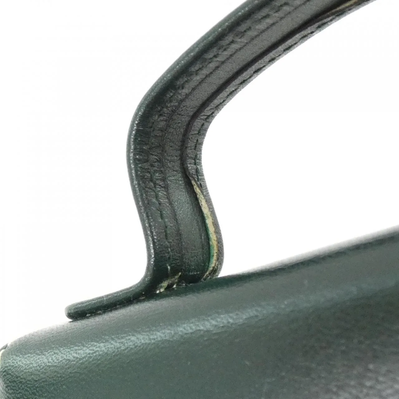 DIOR Handbag Leather 綠色 皮革 中古品A - 縮圖 7