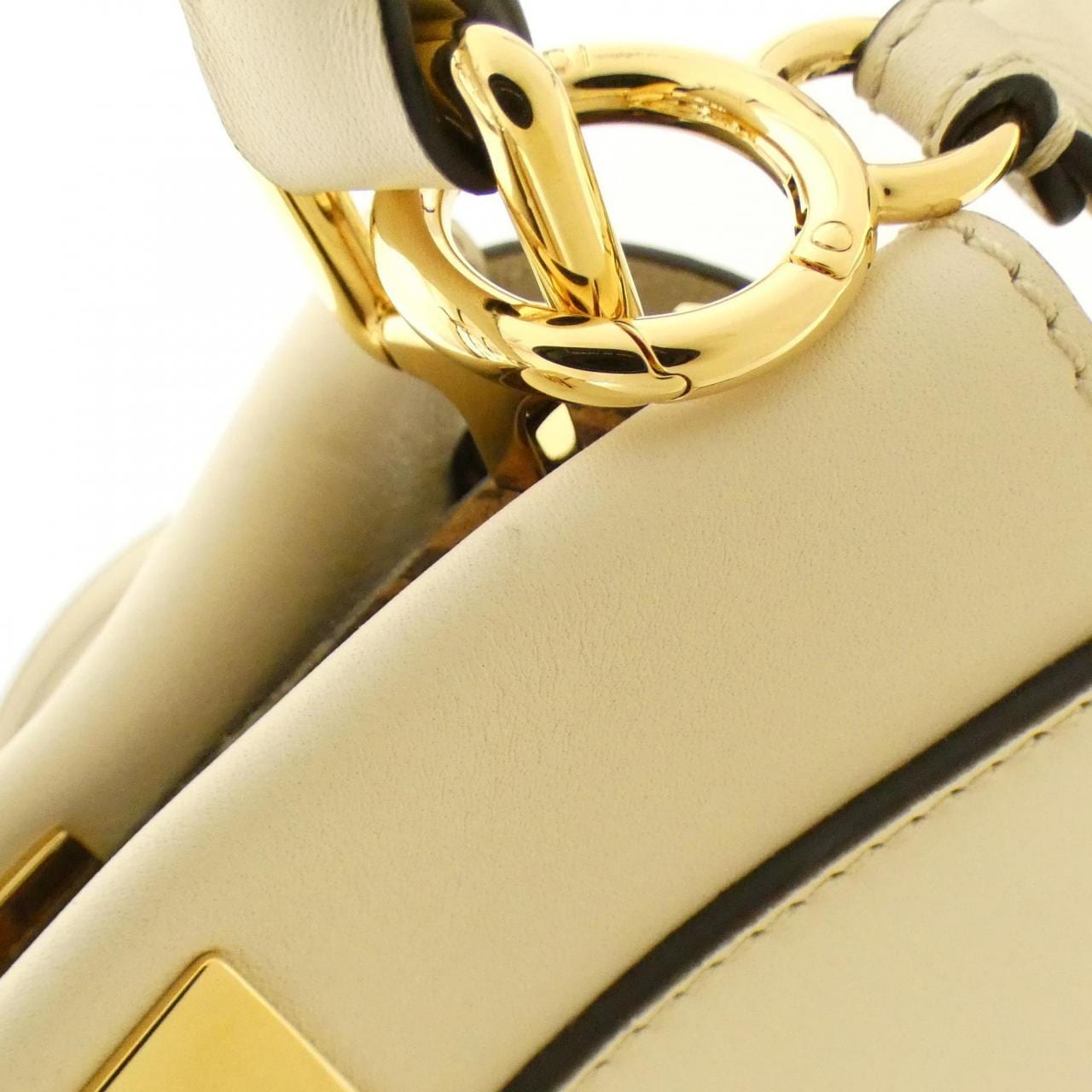 FENDI Peekaboo 8BN244 AF2W Bag Leather 黑色 皮革 - 縮圖 3