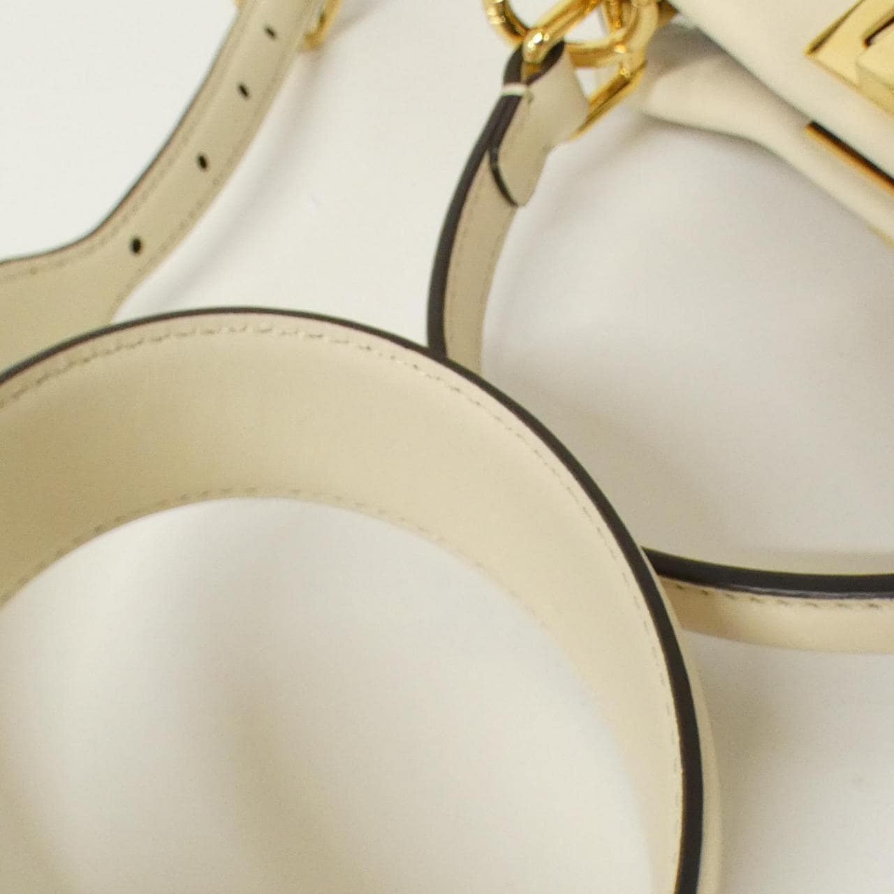 FENDI Peekaboo 8BN244 AF2W Bag Leather 黑色 皮革 - 縮圖 5