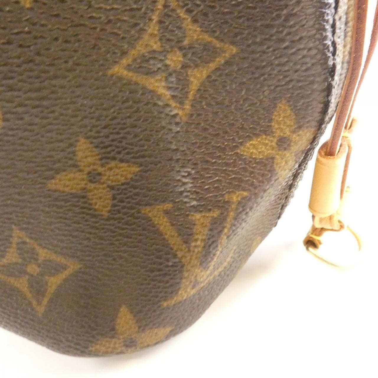 LOUIS VUITTON Neverfull M40155 Bag Monogram 黑色 Monogram 中古品B - 縮圖 3