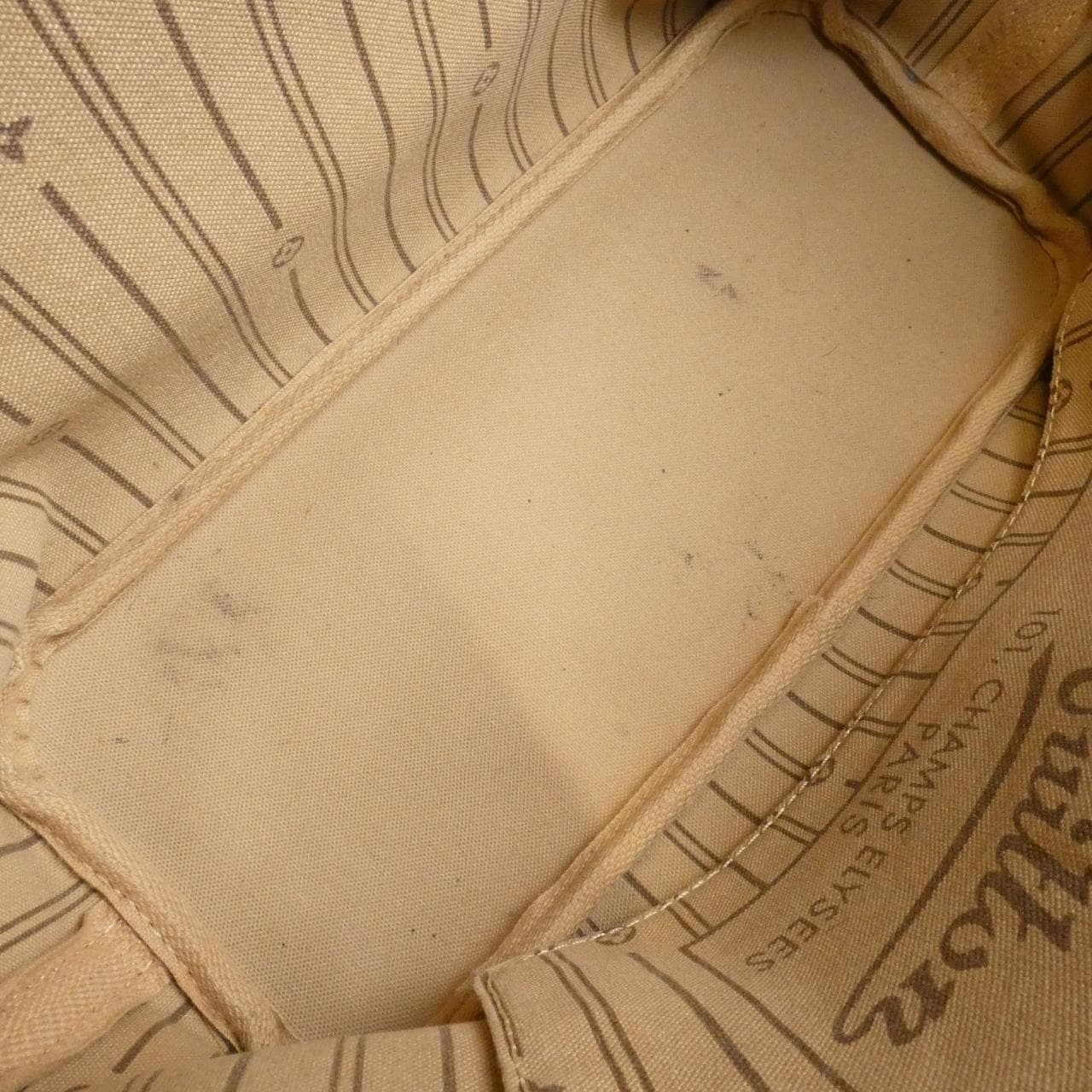 LOUIS VUITTON Neverfull M40155 Bag Monogram 黑色 Monogram 中古品B - 縮圖 10