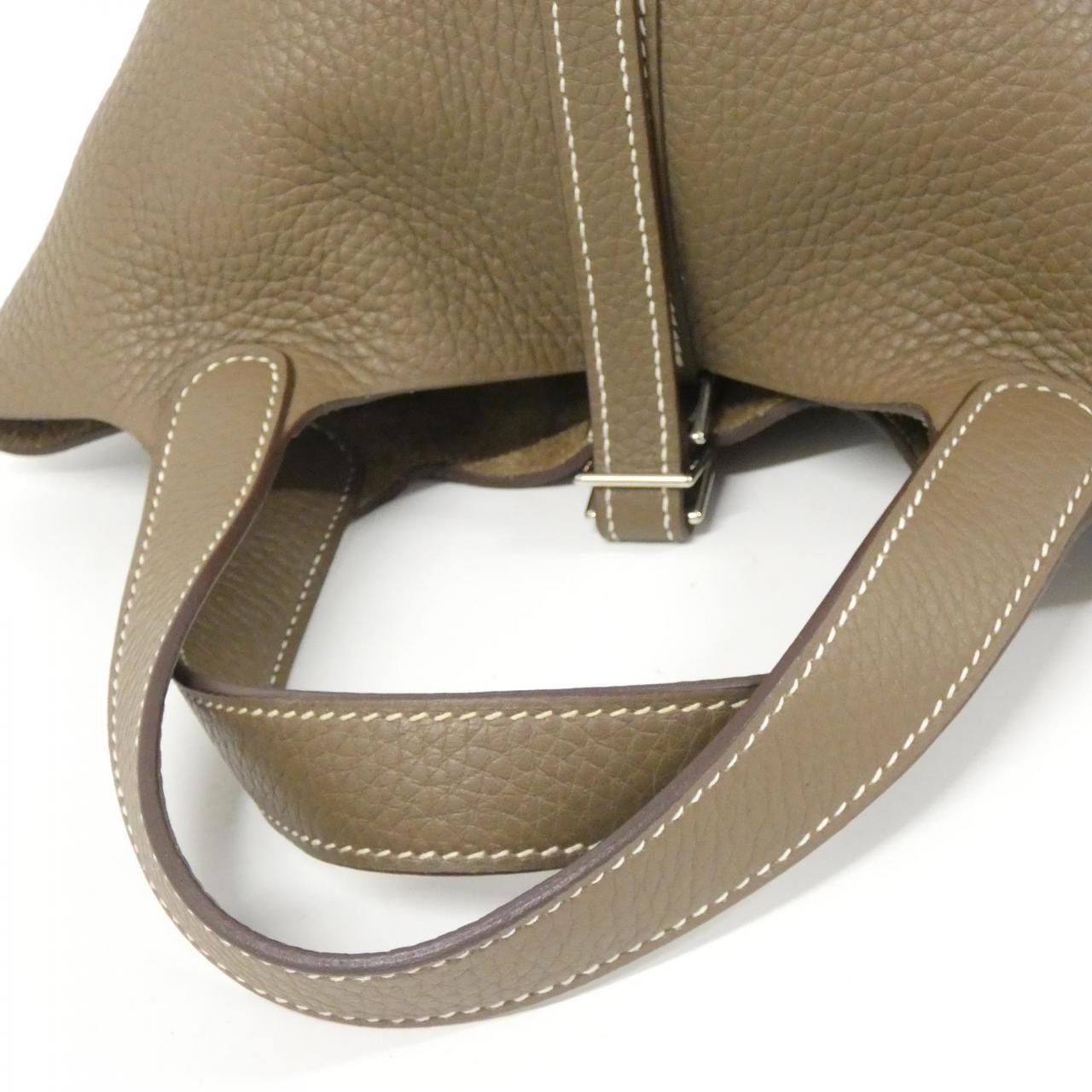 HERMES HERMÈS Picotin 056289CK Bag Clemence Etoupe Clemence 皮 中古品A - 縮圖 6