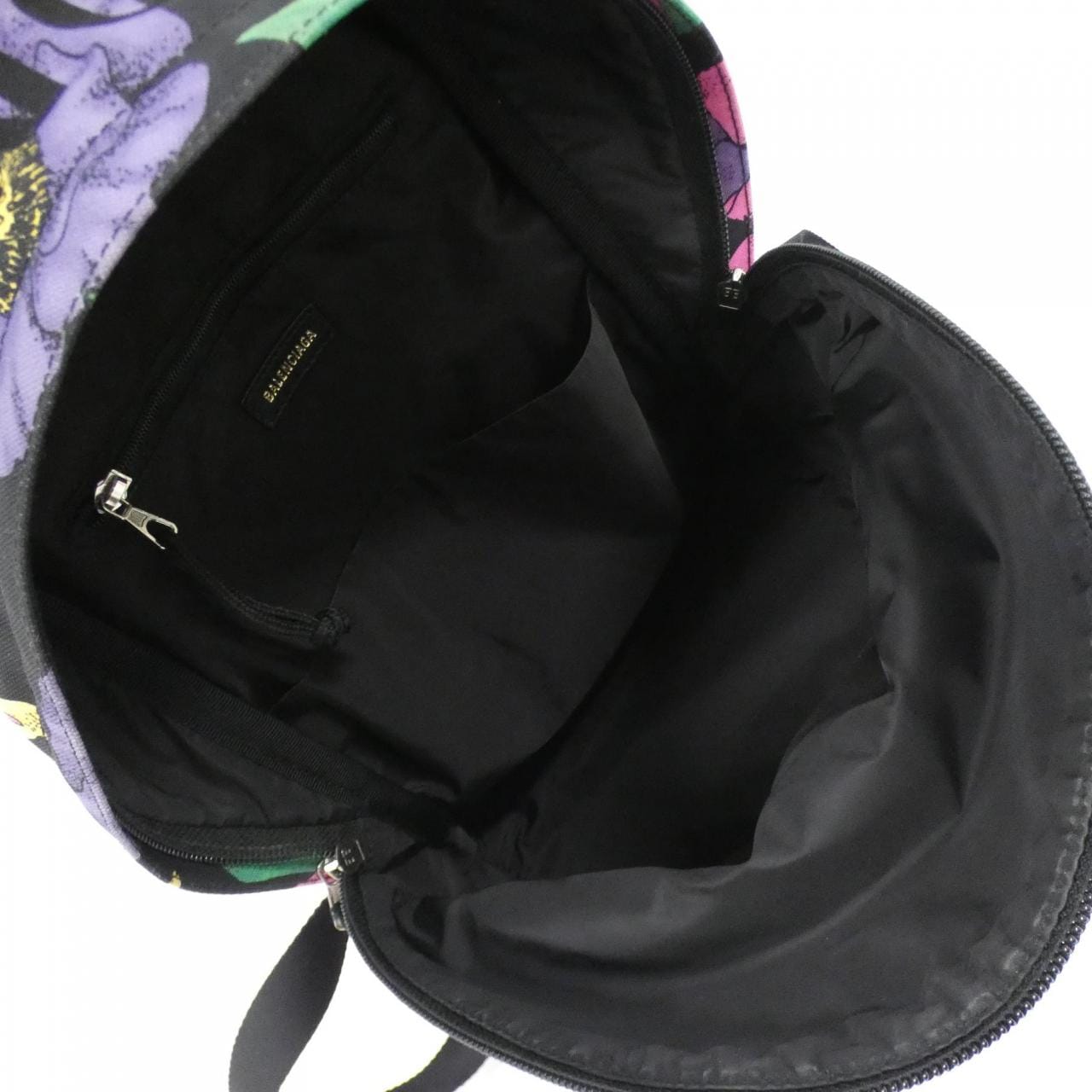 BALENCIAGA 565798 9MIDN Backpack Nylon Black Nylon - Thumbnail 9