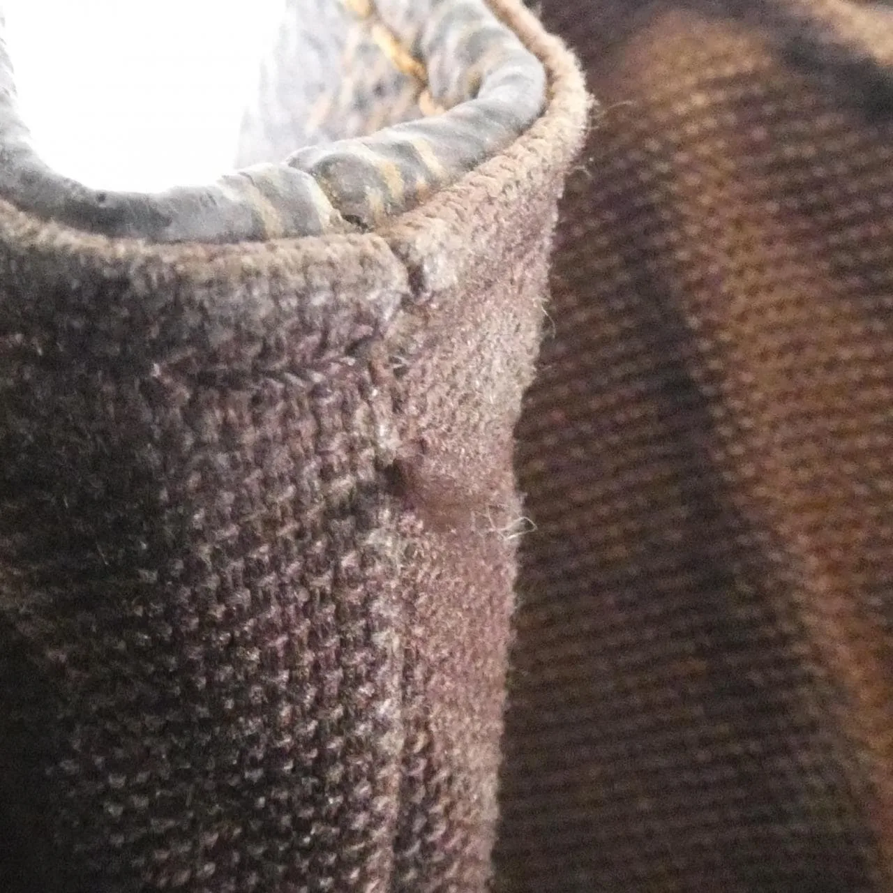 LOUIS VUITTON N52006 Handbag Damier 黑色 Damier 中古品B - 縮圖 9