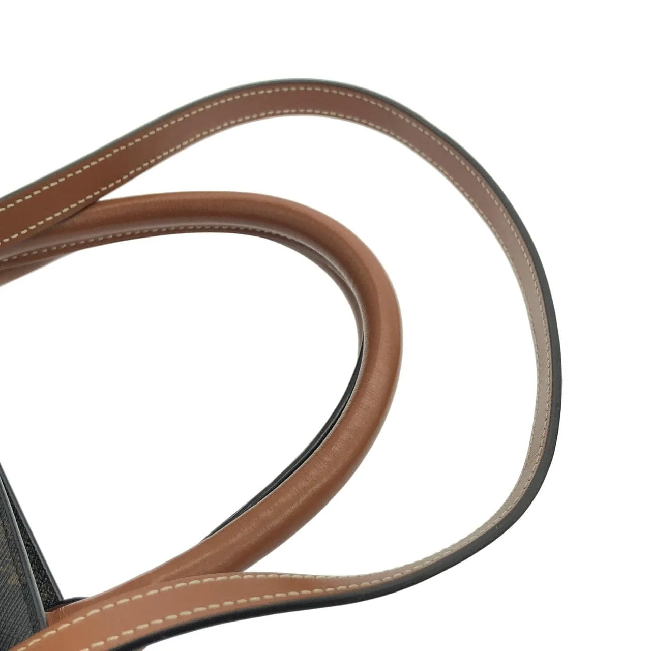 CELINE Cabas 191542BZK Handbag Canvas 黑色 帆布 中古品A - 縮圖 4